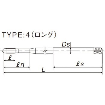 Z-PRO 中硬度炭素鋼用通り穴用スパイラルタップ MHSL YAMAWA(ヤマワ)
