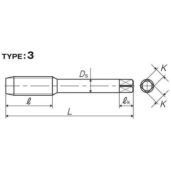 ヤマワ 超硬スパイラルタップ Ｎ－ＣＴ－ＳＰ Ｐ４ Ｍ１６Ｘ２ N-CT-SP