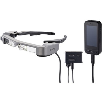 メガネ型HDヘッドセットディスプレイ、及びAndroid搭載コントローラー EPSON