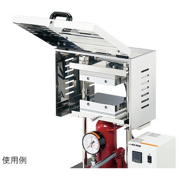 【レンタル】金属製安全カバー(熱プレス機専用) 5トンタイプ用 アズワン