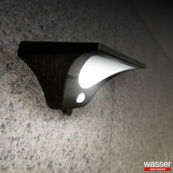wasser  tech304  LEDセンサーライト コードレス ソーラー充電式 大河商事