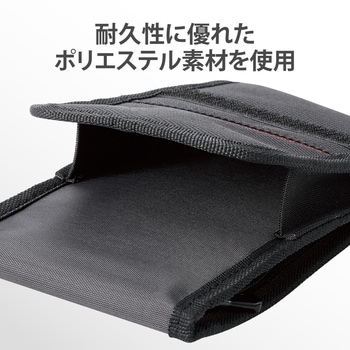 スマホポーチ 1台収納 Sサイズ 3Way ( 腰ベルトループ ショルダーベルトループ カラビナフック ) エレコム