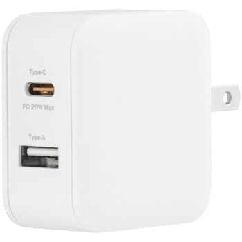 USB-AC充電器 2ポート 20W グリーンハウス