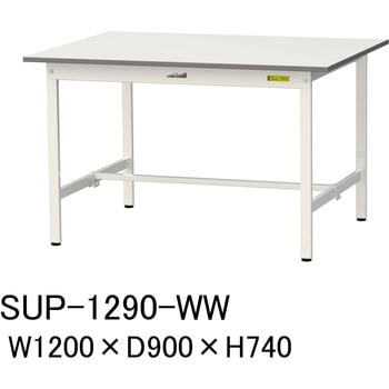 軽量作業台/耐荷重150kg_固定式H740_ワークテーブル150シリーズ 山金工業