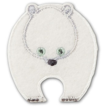 シール&アイロンワッペン シロクマ - プティデポーム