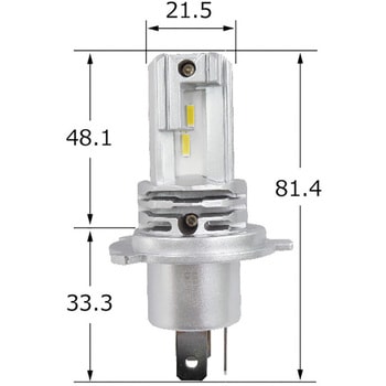 GT240 LED H4 JUST ペア LeFH-e