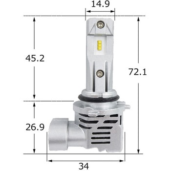 GT240 LED HB4 JUST ペア LeFH-e