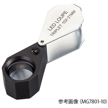 LEDライト付繰り出しルーペ MGシリーズ アズワン