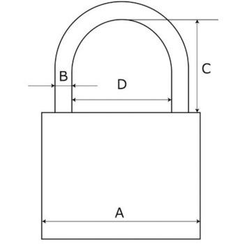 南京錠 バラ IBシリーズ WAKI(和気産業)