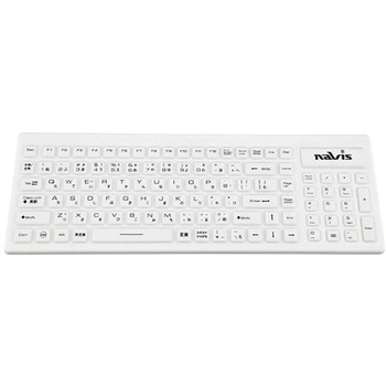 ワイヤレスキーボード 抗菌仕様 プロシェア(ナビス/アズワン)