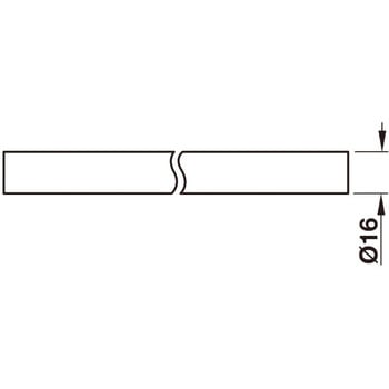家具用ハンドル 真鍮 パイプ 111.02タイプ ハーフェレ