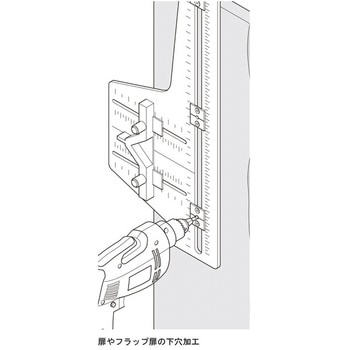 取付ジグ ハンドル用穴あけジグ ハーフェレ