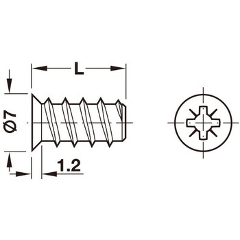 ヴァリアンタ 皿頭 PZ 木にネジ止め用 下穴Φ5mm ハーフェレ