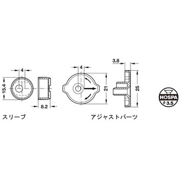 フロントパネルアジャスター - ハーフェレ