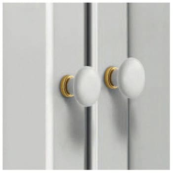 家具用ノブ 磁器 125.74タイプ ハーフェレ
