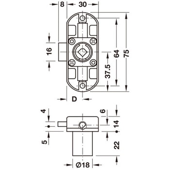クレモンロック ピッコロノバセット B/S D15mm ハーフェレ