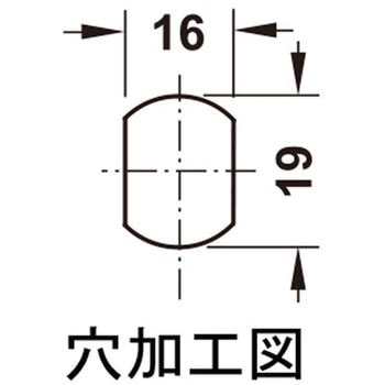 カムロック ナット固定 ストレートカム ハーフェレ