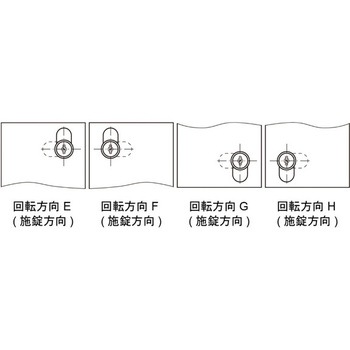 ガラス扉用カムロック プレート受け ハーフェレ