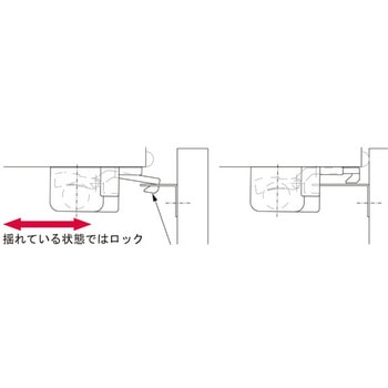 耐震ラッチ H 型 ハーフェレ