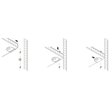 棚ダボ 木製棚用 差し込み 下穴Φ3mm 用 スチール ハーフェレ