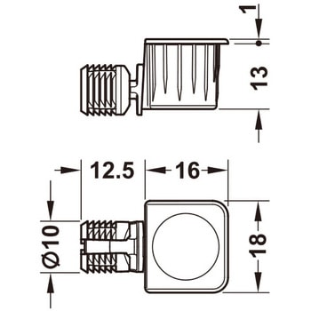 I×connect タブ 15 T 棚受金具 ハーフェレ