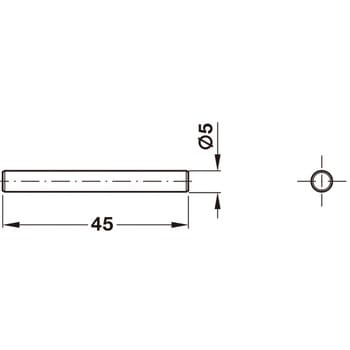 棚ダボ 木製棚用 差し込み 下穴Φ5mm 用 スチール ハーフェレ