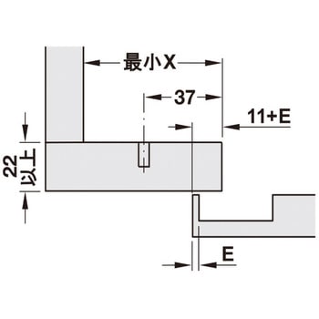 デュオマティック94/110°広いブラインドコーナー用 広いブラインドコーナー用 - ハーフェレ