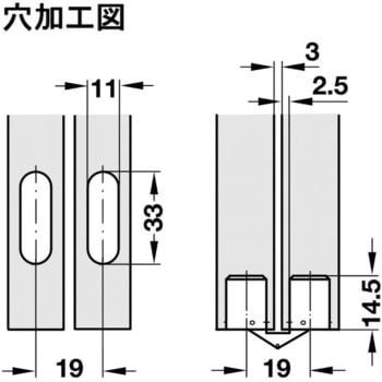隠し丁番 ヒンジ 板厚 16mm 以上用 ハーフェレ