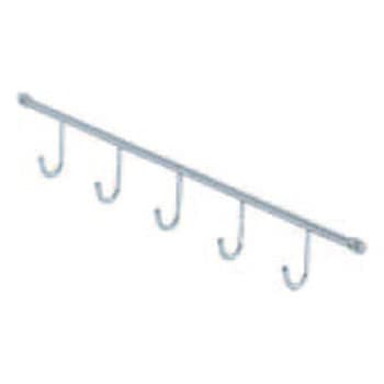 掃除用具ホルダーシステム フックレール ハーフェレ