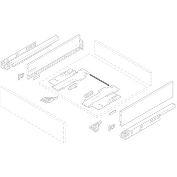 ダイナプロ用チップマチックソフトクローズ シンクロバー ハーフェレ