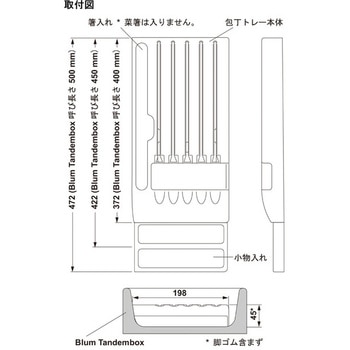 包丁トレー ハーフェレ