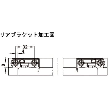 Grassダイナプロ底板止め 3段引 ソフトクローズ ハーフェレ