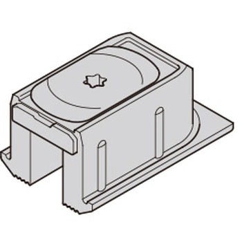 EKUクリッポ用 レールエンドピース - ハーフェレ