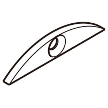 カバーキャップ シングル下部レール用 ハーフェレ