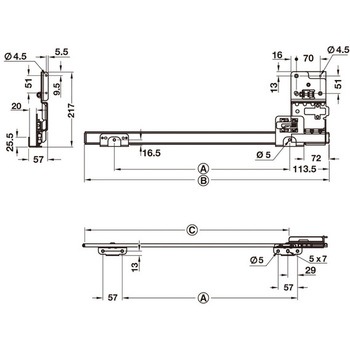 モデル 1321 1枚扉用セット - ハーフェレ