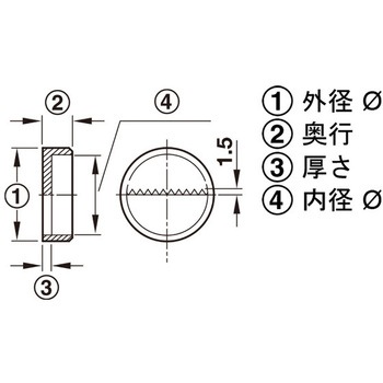 サスペンション金具 下穴取付け用 ノコギリ状エッジ付 ハーフェレ