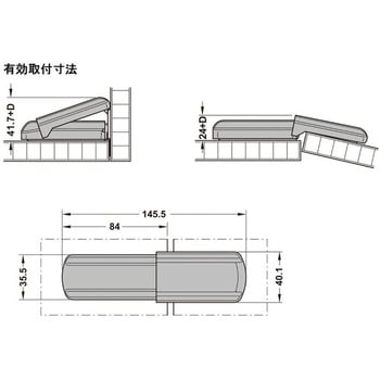 Lapis プレミアムヒンジ110°標準取付け用 全カブセ ハーフェレ