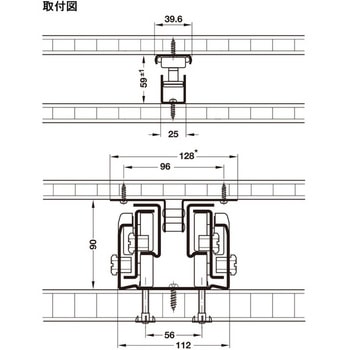 引出しキャビネットレール 3段引 耐荷重200kg以下 ハーフェレ