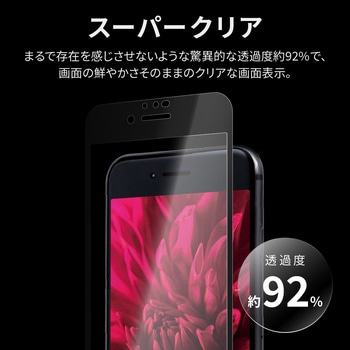 iPhone SE (第3世代) iPhone SE (第2世代) iPhone 8 iPhone 7 iPhone 6s iPhone 6「GLASSPREMIUMFILM」全画面保護スーパークリア LEPLUS