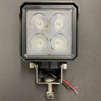 LEDワークライト(小型作業灯)/7cm角型 3W×4灯 IP67/IP69K防水 信和