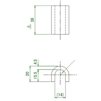 U字型リング押え(溶接用) 信和自動車工業