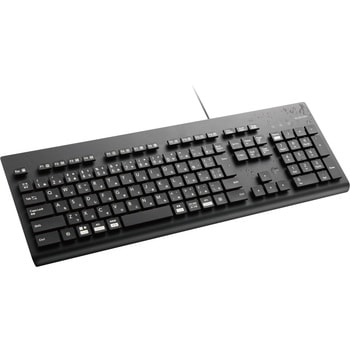 キーボード 有線 USB接続 メンブレン式 テンキー付き 洗える(IPX5) 高耐久設計 抗菌 【Windows11 mac Chrome】対応 エレコム