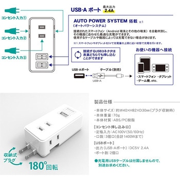USBゲートシリコンシャッター付きタップ TOPLAND