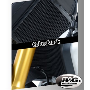 国産限定品YAMAHA FJR1300(06-13)用 R&G　ラジエターガード（黒色） RAD0152BK 冷却装置