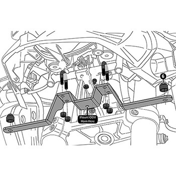Auxiliary Light Mounting Brackets DENALI