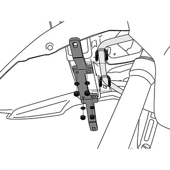 Auxiliary Light Mounting Brackets DENALI