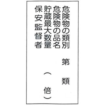 危険物標識 東洋防災