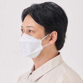 MR7063 3D立体 サージカルマスク 個包装 30枚入 モノタロウ ホワイト色