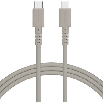 MOT-SCBCCG200-GY ���Ȃ₩�ŗ��܂Ȃ� �V���R���P�[�u�� �}���[�d �f�[�^�]���Ή� USB-C to USB-C MOTTERU USB Type-C(�I�X)- Type-C (�I�X) ���e�O���[�W���F �P�[�u����2m   MOT-SCBCCG200-GY 77191924
