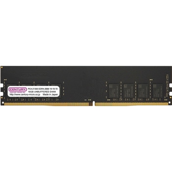 DT用 PC4-21300 DDR4-2666 288p UDIMM 1.2v 16GB 1R CENTURY MICROY MICRO(センチュリーマイクロ)